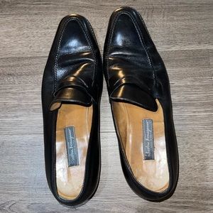 Salvatore Ferragamo Black Leather Loafers